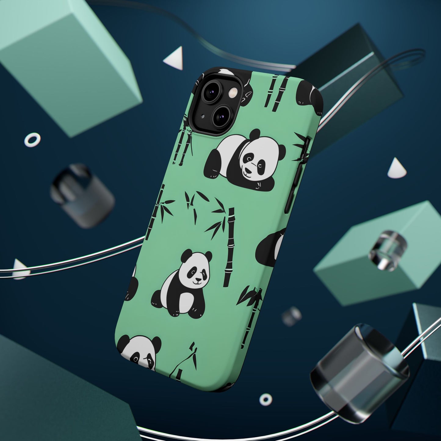 Panda Bamboo Magnetic Impact-Resistant Phone Case