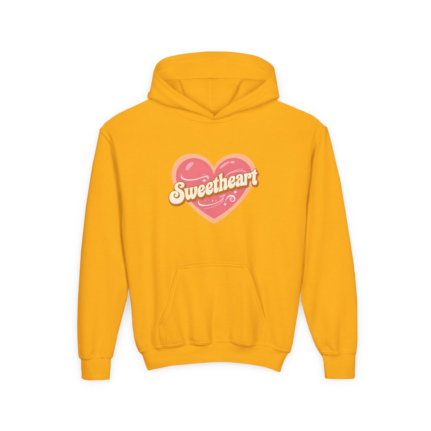Sweetheart Heart Graphic Hoodie | Youth sweatshirt
