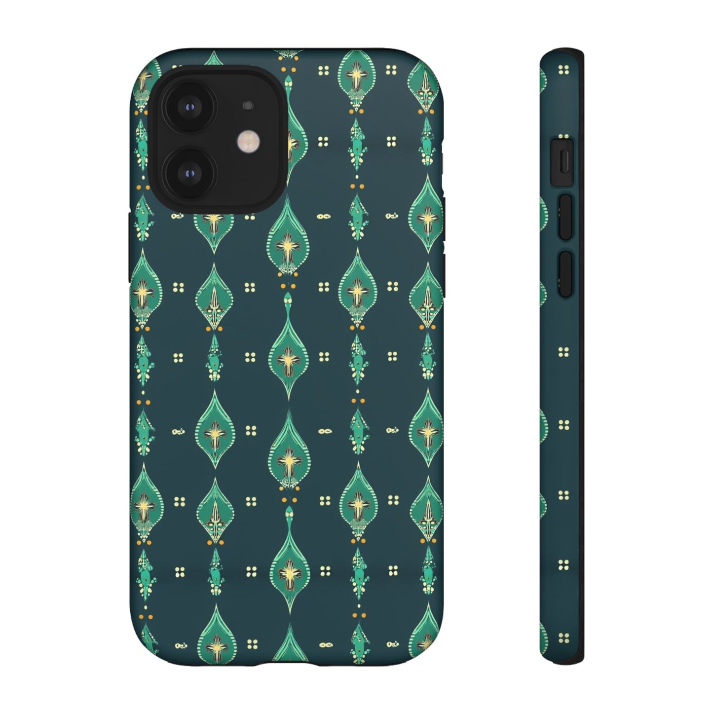 Emerald Boho Teardrop Phone Case