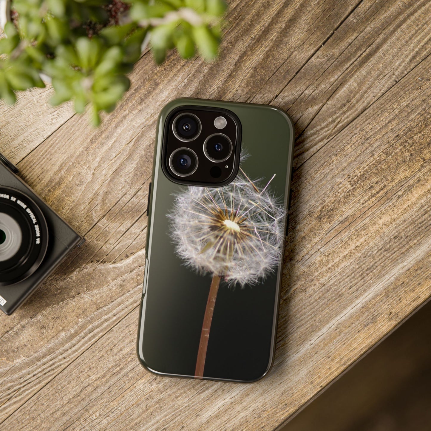 Dandelion Photo Tough Case — Protective Floral Phone Cover
