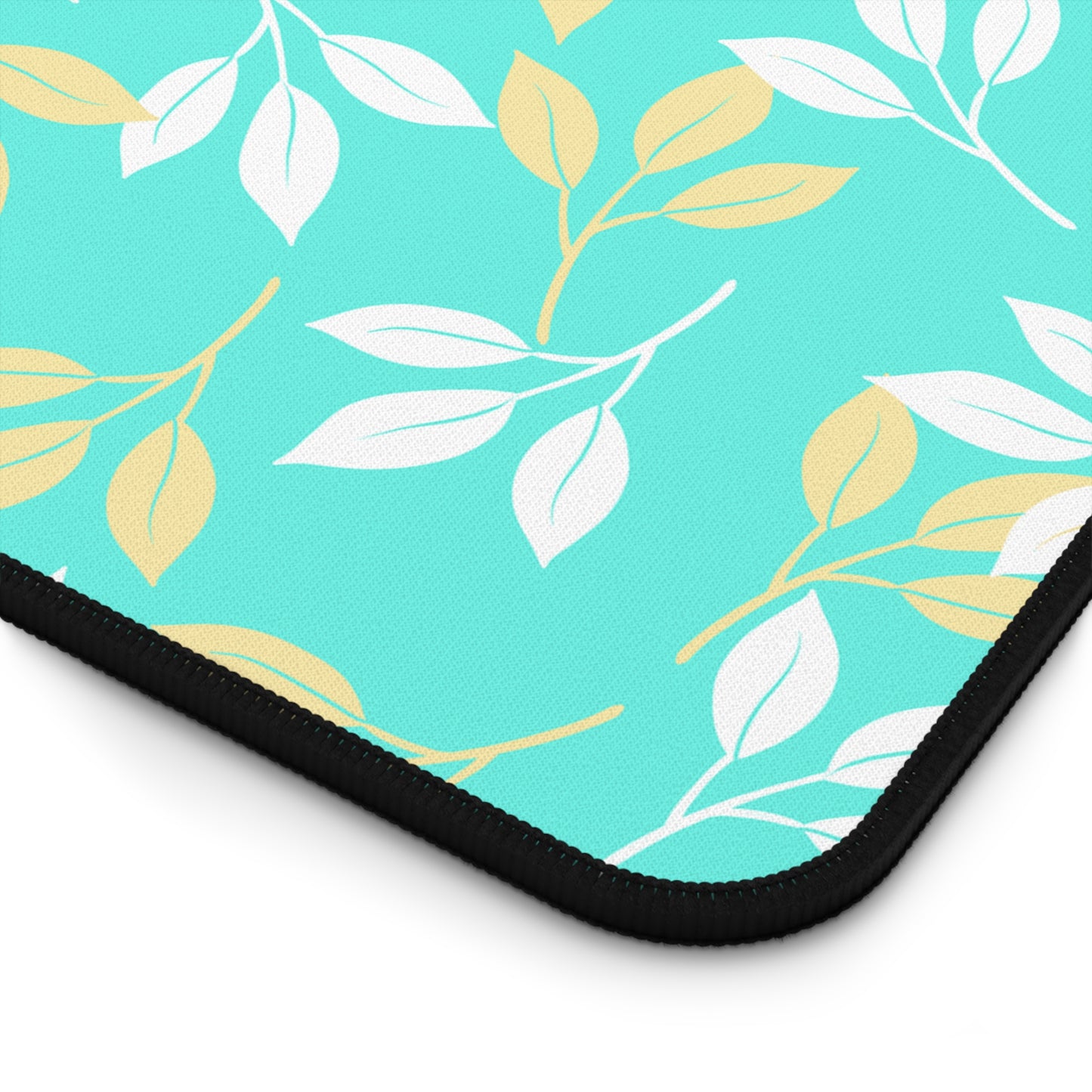 Botanical Desk Mat for Home Office, Leafy Desk Pad, Cute Work Accessory, Floral Mouse Mat, Gift for Students, Greenery Decor
