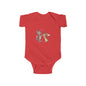 Cute Kissing Cats Infant Bodysuit – Baby Valentine Cat Love Onesie