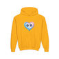 Kids Heart Paw Hoodie — Pastel Gradient Pet Lover Sweatshirt