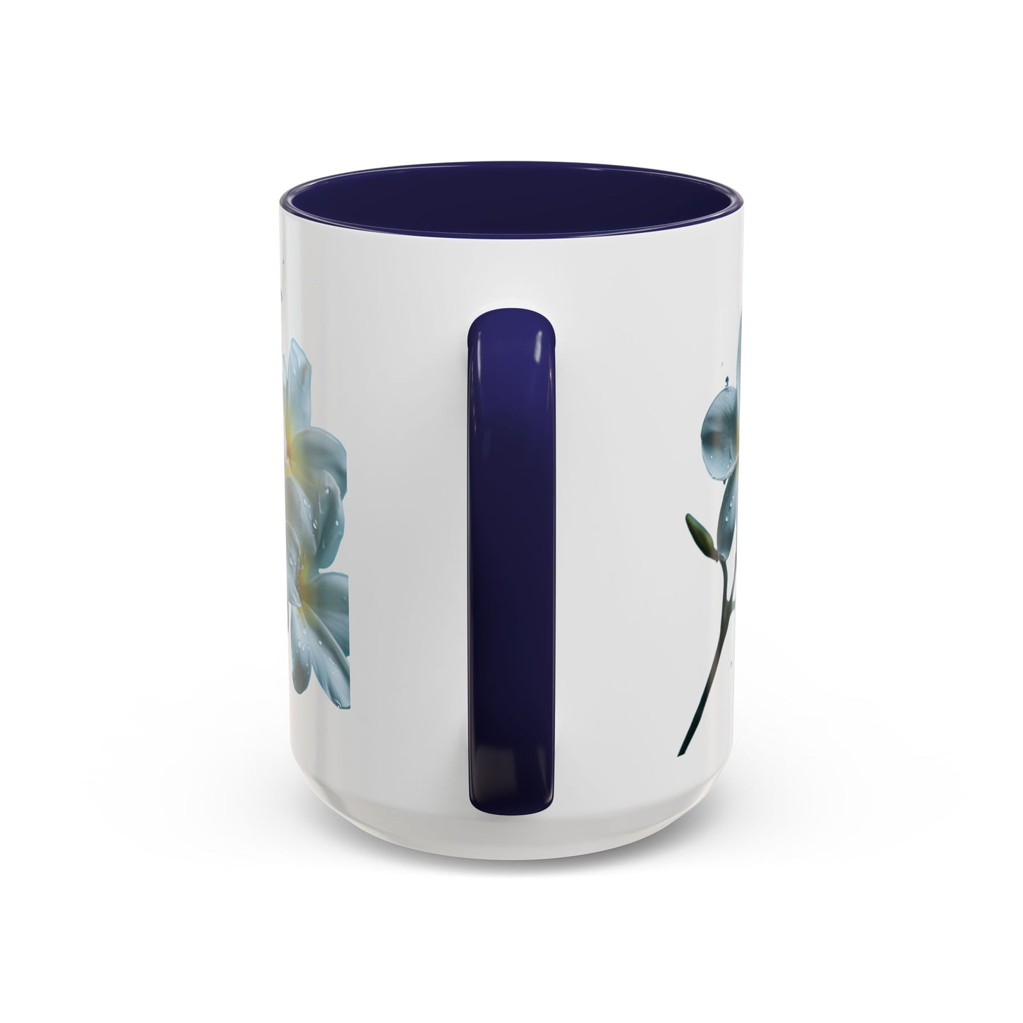 Floral Accent Coffee Mug