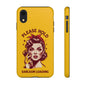 Phone Case - "Please Hold, Sarcasm Loading" Retro Pin-Up Tough Case