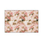 Floral Vintage Heavy-Duty Floor Mat — Pink Rose Garden Rug