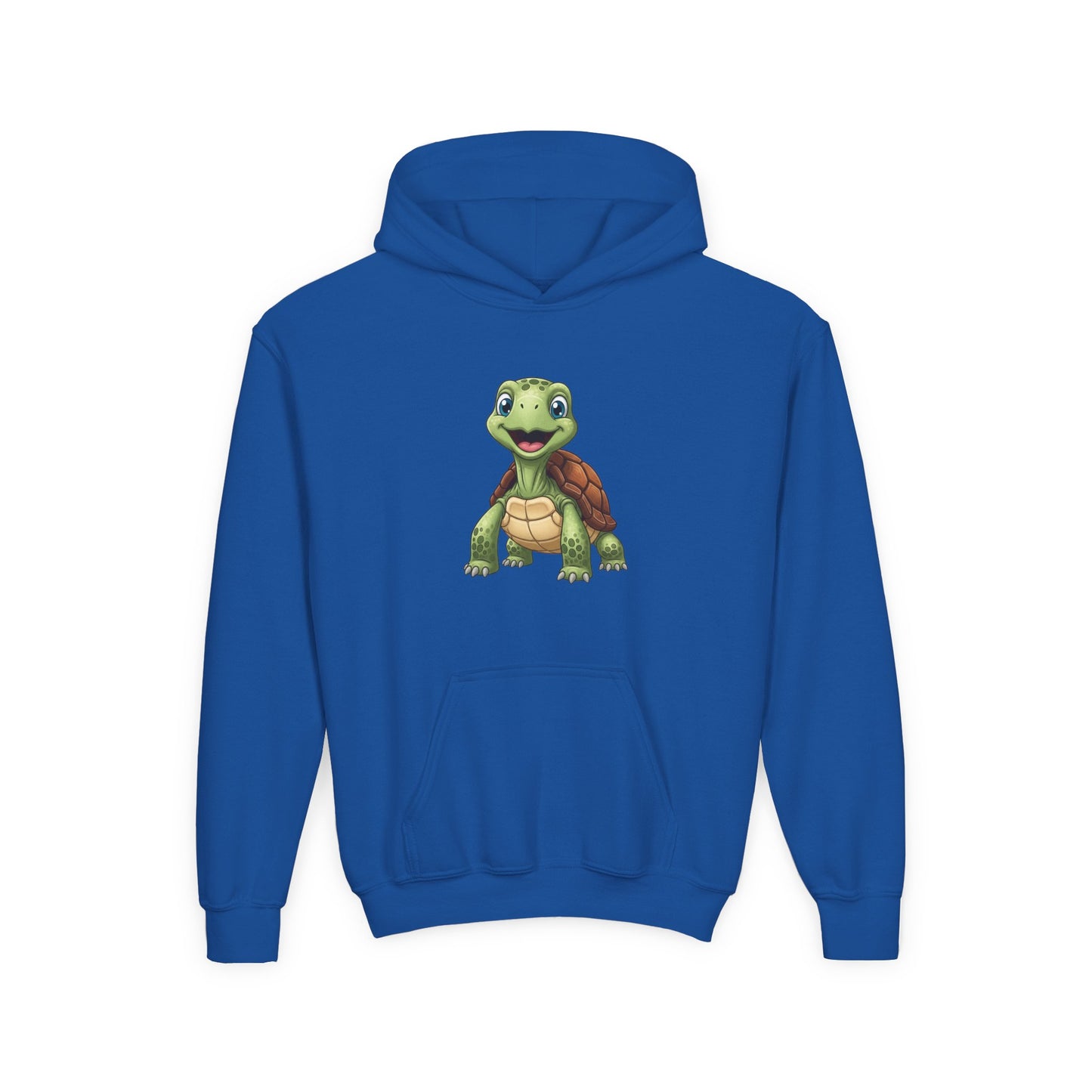 Kids Cute Turtle Hoodie - Playful Juvenile Turtle Graphic Sweatshirt