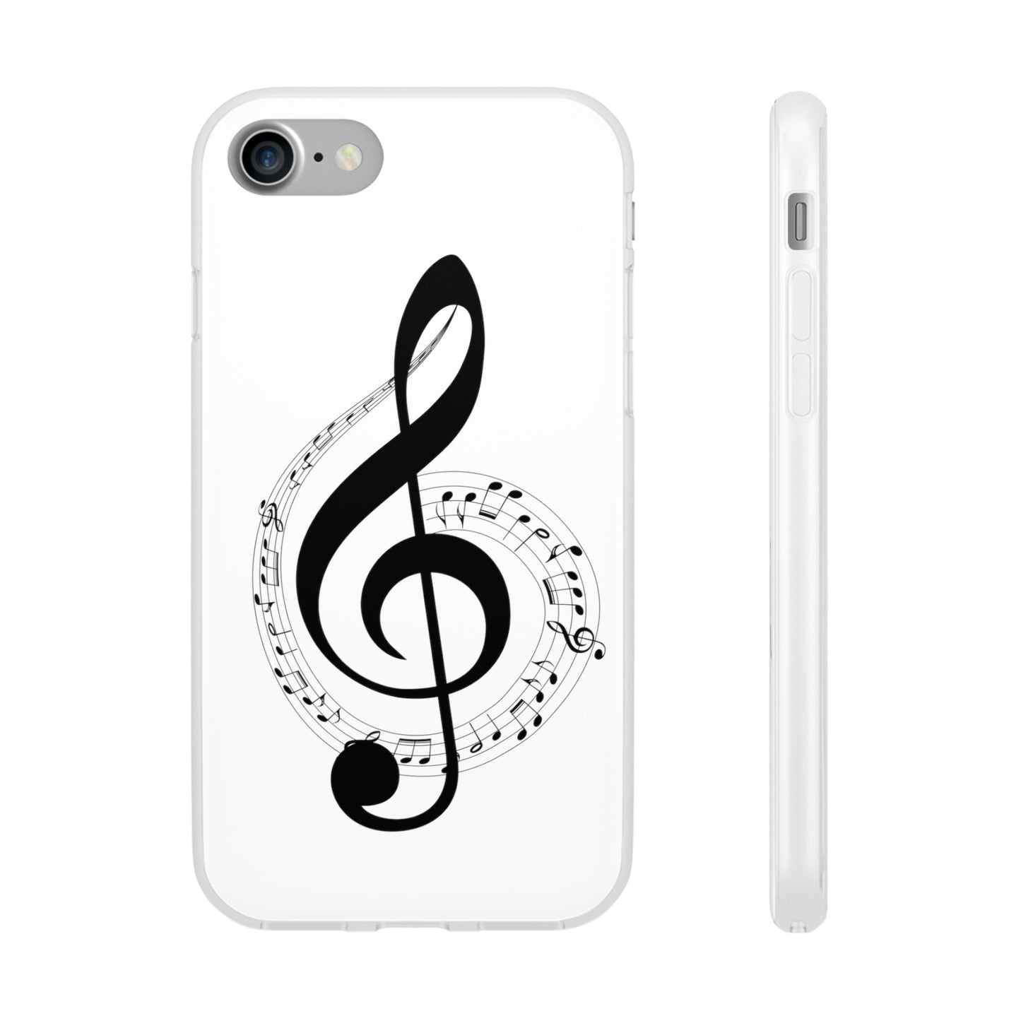 Phone Case — Musical Treble Clef Design