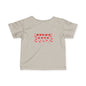 Infant Tee — Red Heart Pattern Baby Shirt (Valentine’s Day)