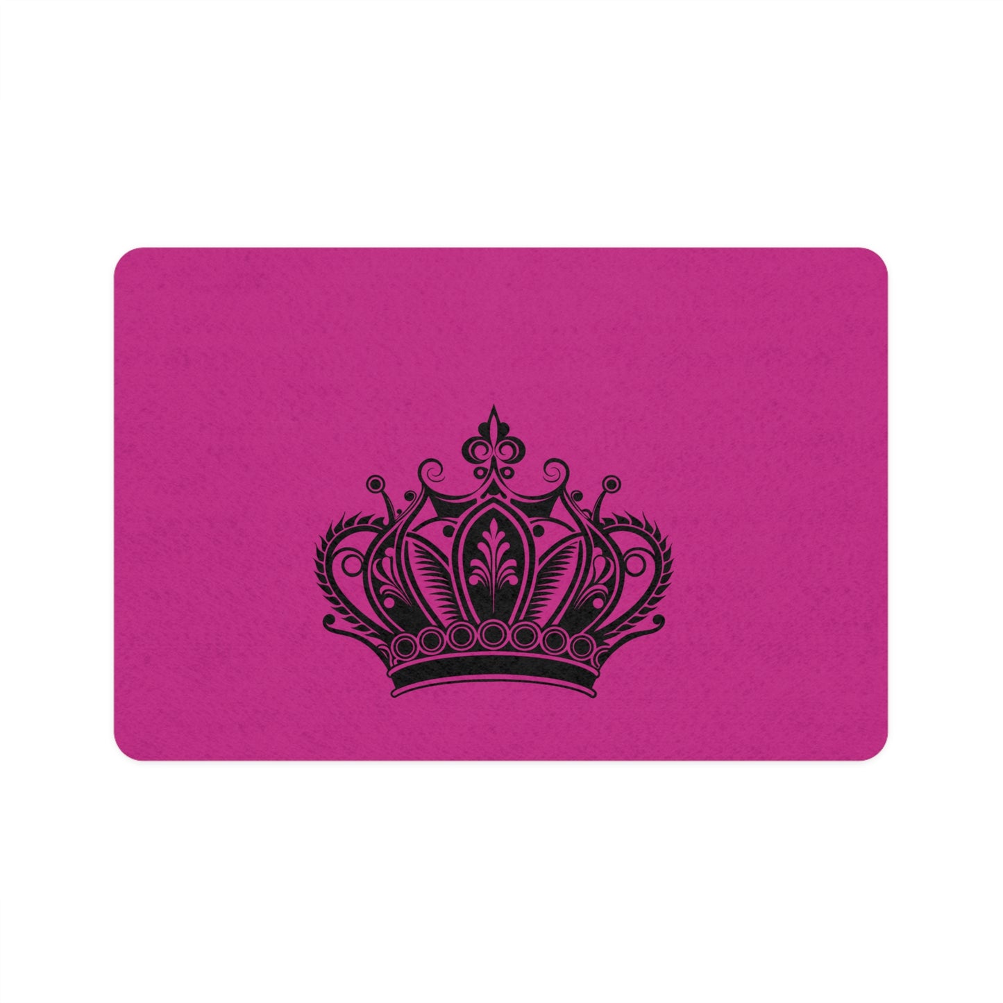 Pet Food Mat — Royal Crown Non-Slip Feeding Mat (12x18)