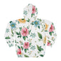 Floral Watercolor Hoodie — Pink & Yellow Blossom