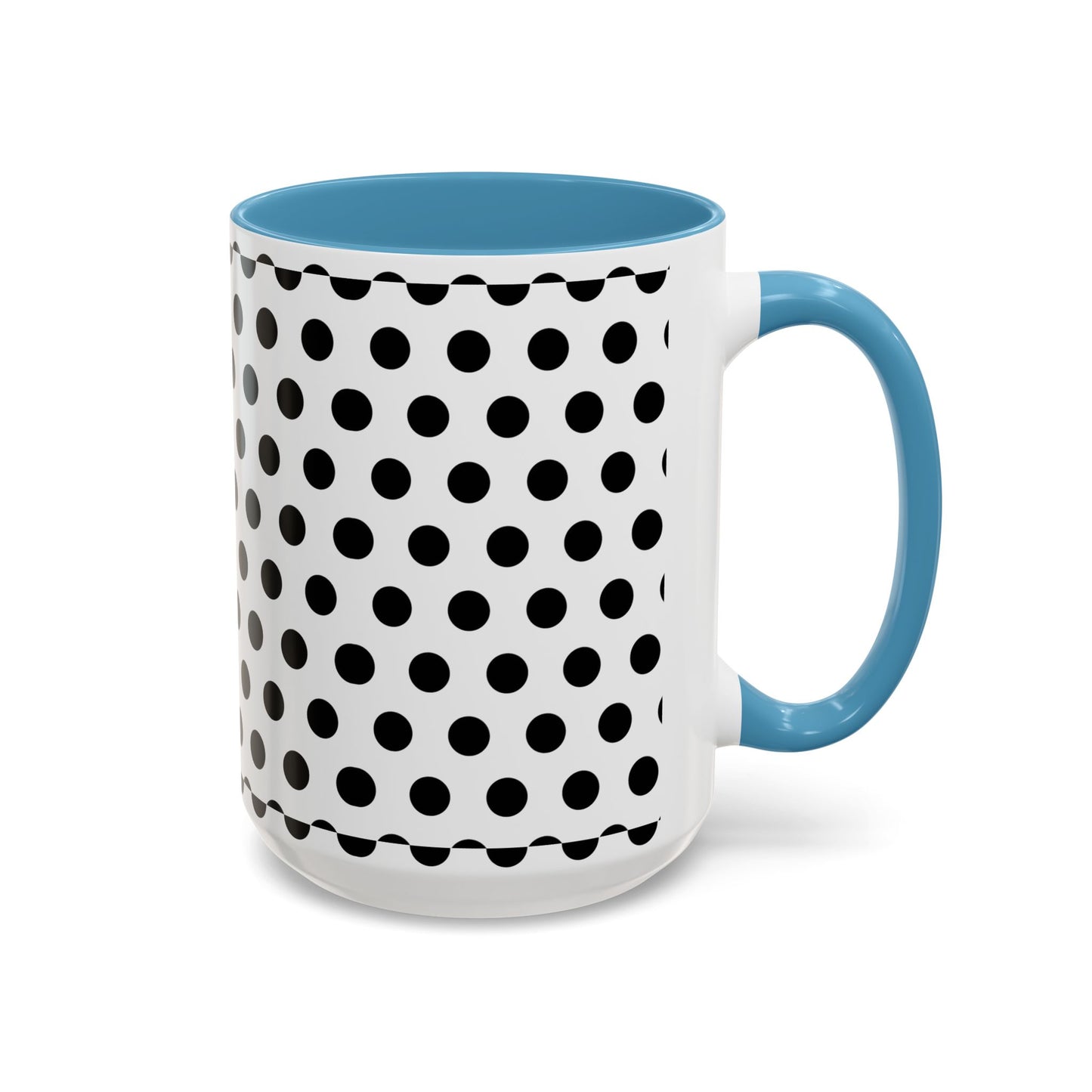 Elegant Polka Dot Mug - Stylish Coffee Cup for Home, Office, Gift for Birthdays, Anniversaries, Holidays, Unique Drinkware