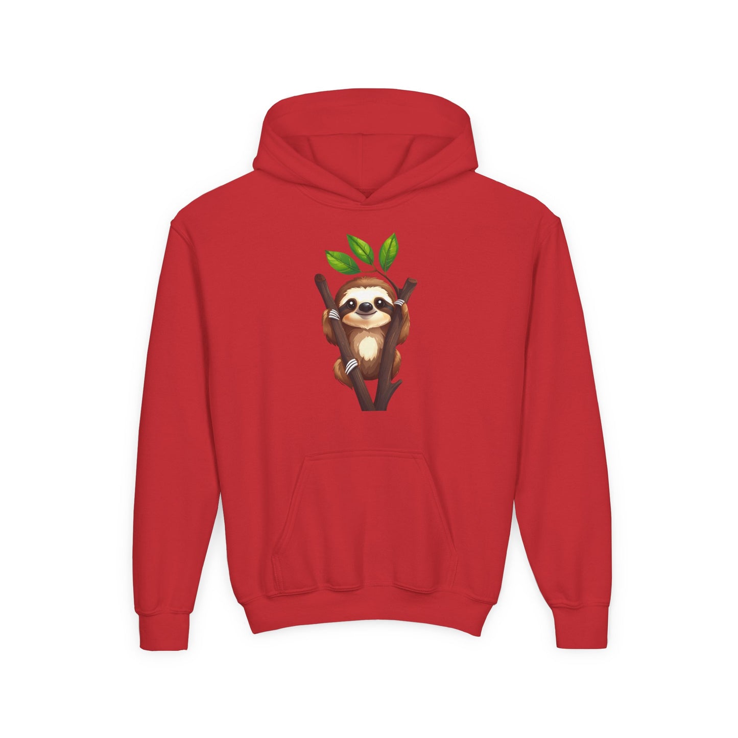 Cute Sloth on Branch Hoodie | Kids Sweatshirt