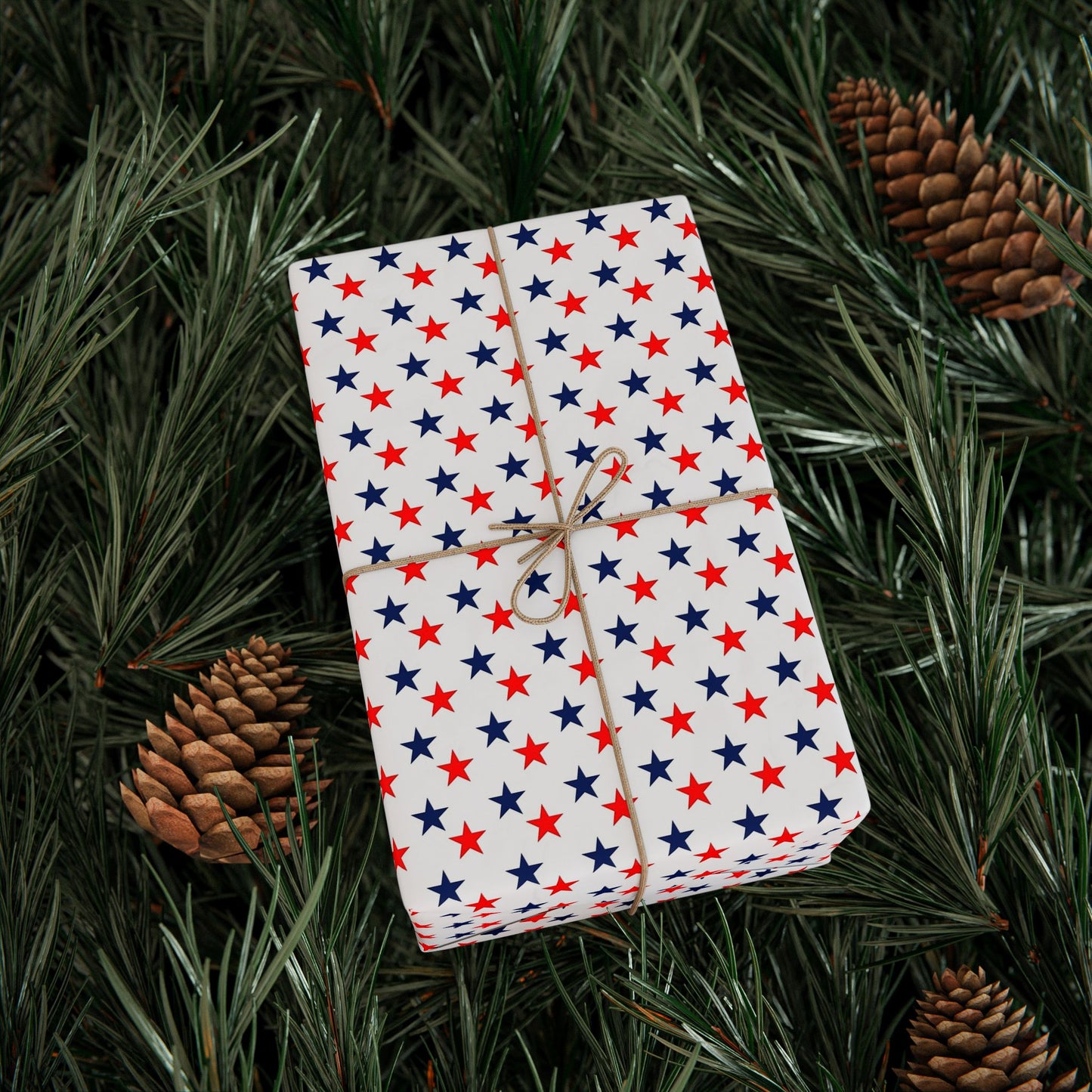 Wrapping Papers stars red white and blue