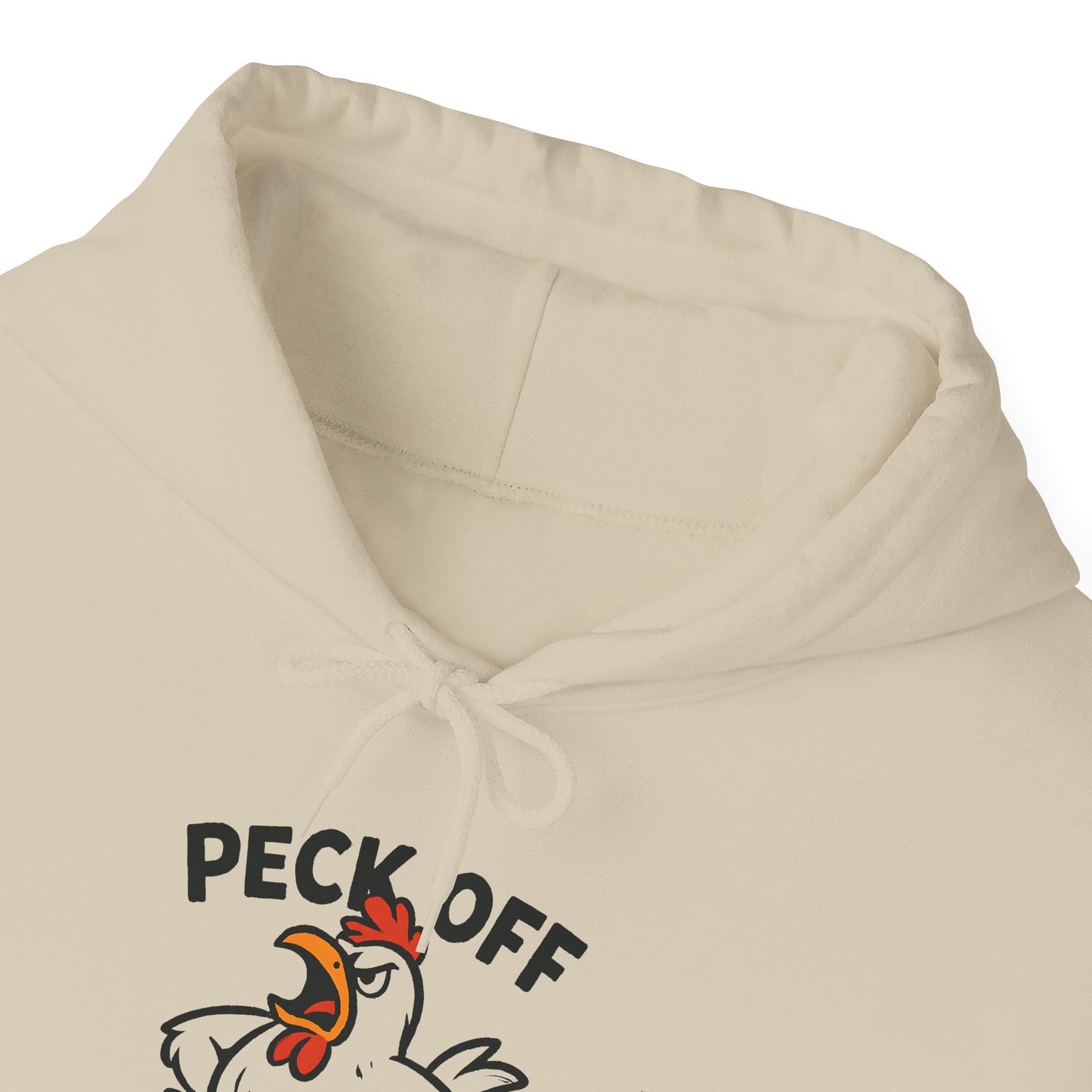 Peck Off Chicken Hoodie – Funny Graphic Poultry Sweatshirt