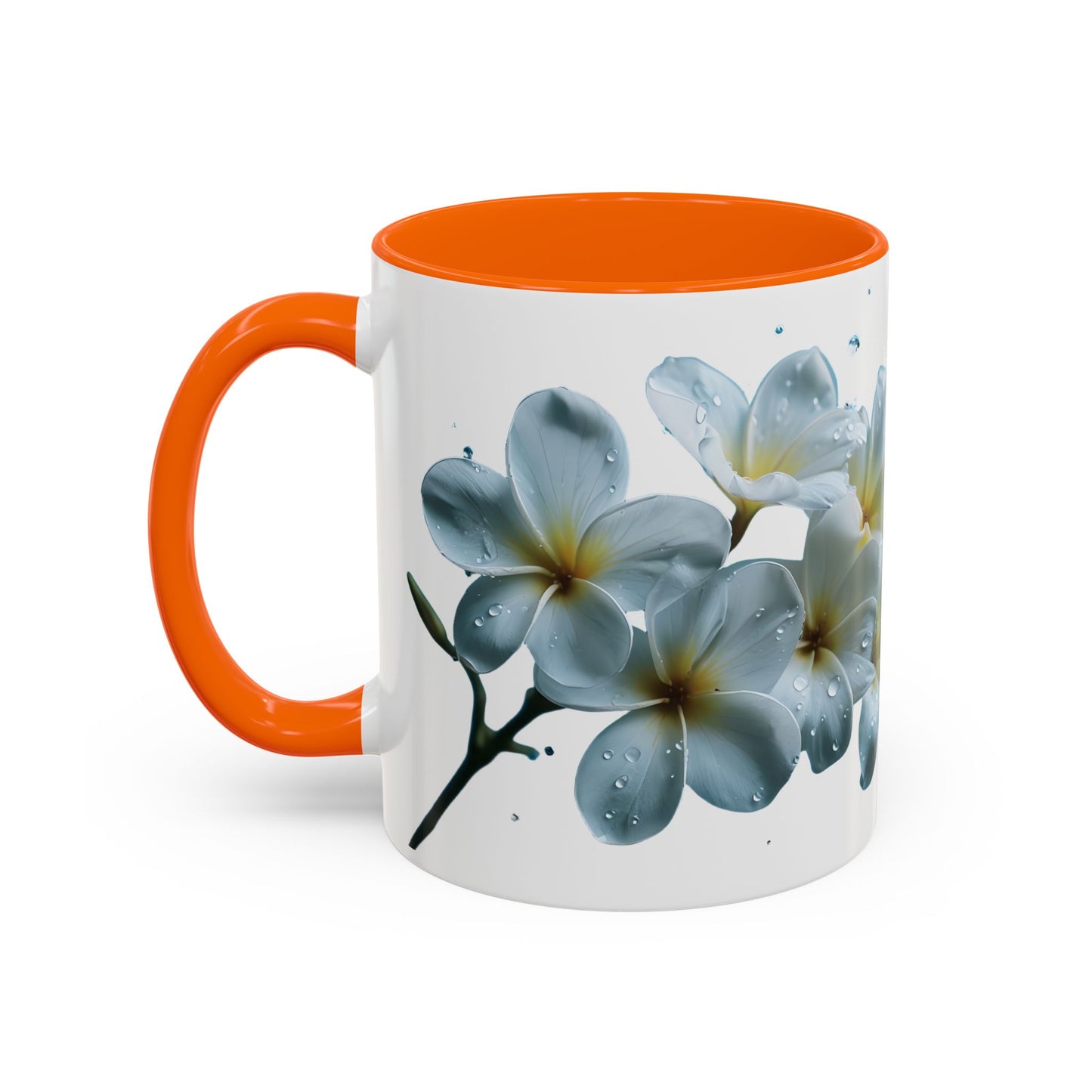 Floral Accent Coffee Mug