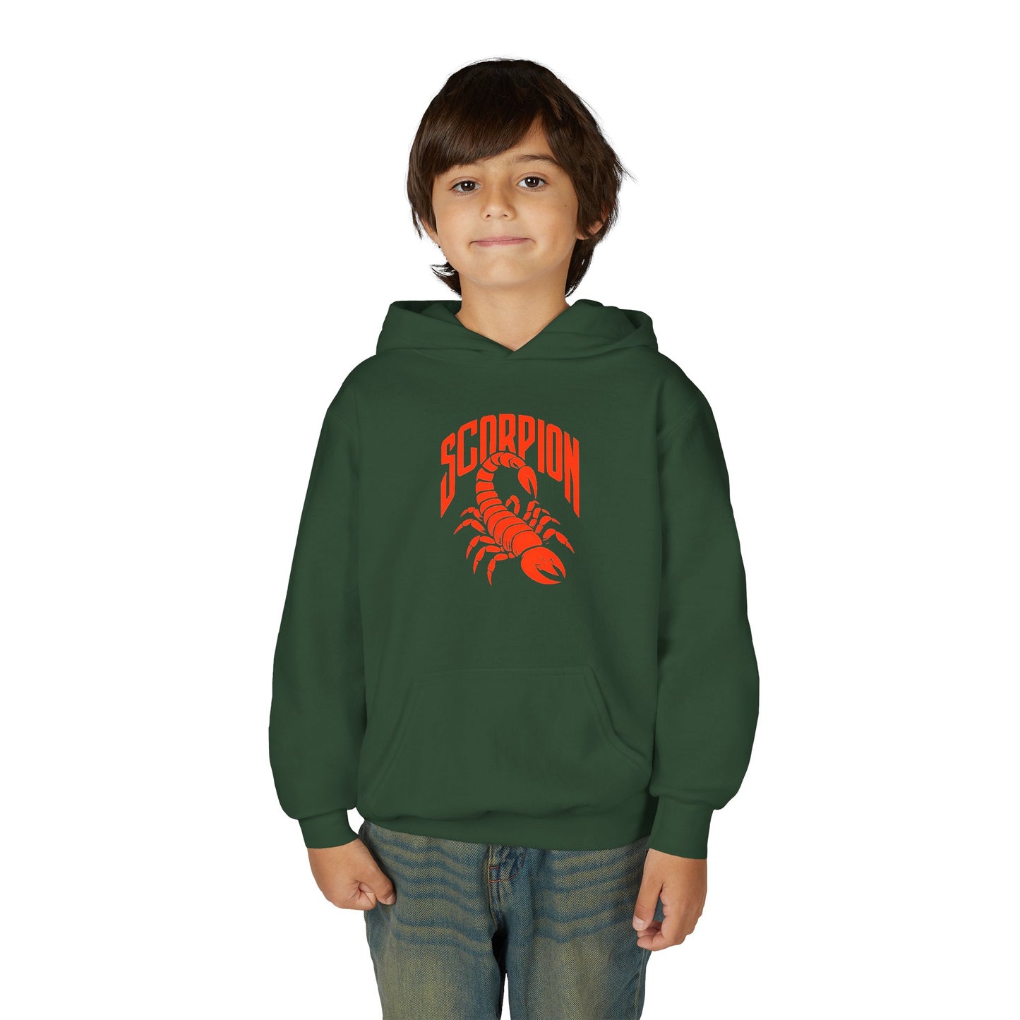 Scorpion Graphic Youth Hoodie | Red Scorpion Design