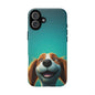 Happy Dog Phone Case — Cute Cartoon Puppy Protective Phone Cover