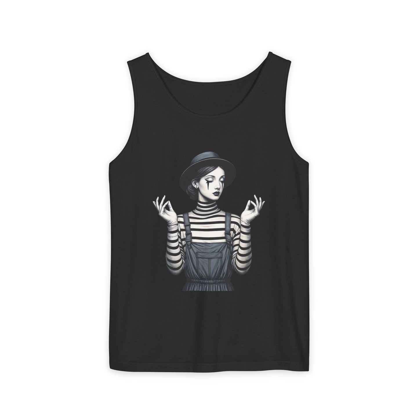 Bohemian Chic Tank Top with Artistic Print, Casual Summer Wear