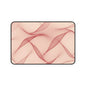 Blush Wave Desk Mat — Elegant Pink Abstract Mouse Pad for Office & Home
