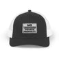 No Trespassing Snapback Trucker Cap, Outdoor Adventure Hat, Unique Gift for him, Summer Casual Style, Trendy Accessory