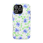 Floral Blue Watercolor Phone Case — Magnetic Impact-Resistant