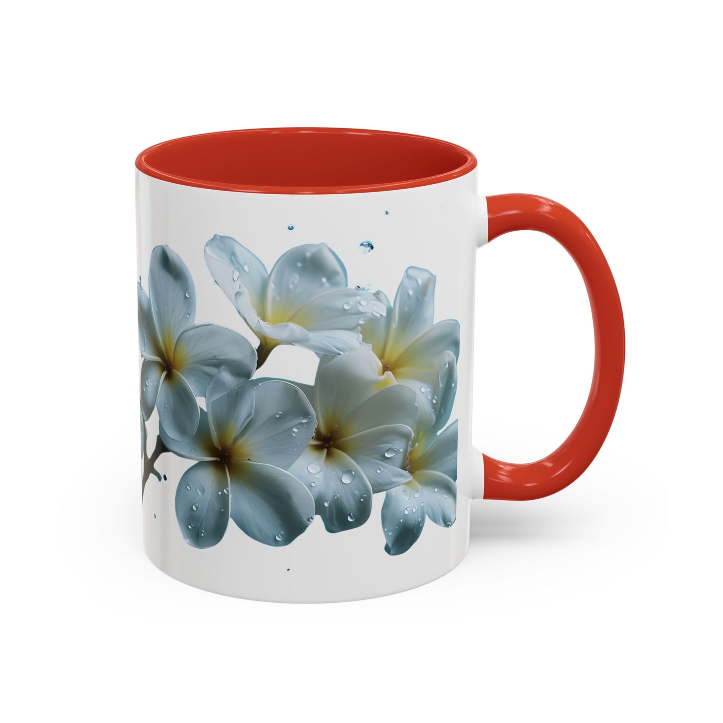 Floral Accent Coffee Mug