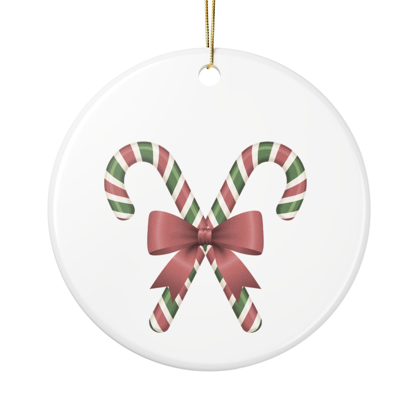 Candy Cane Christmas Ornaments, Holiday Decor, 2-Sided Print, Festive Tree Decorations, Kid-Friendly, Gift for Loved Ones, Winter [...]