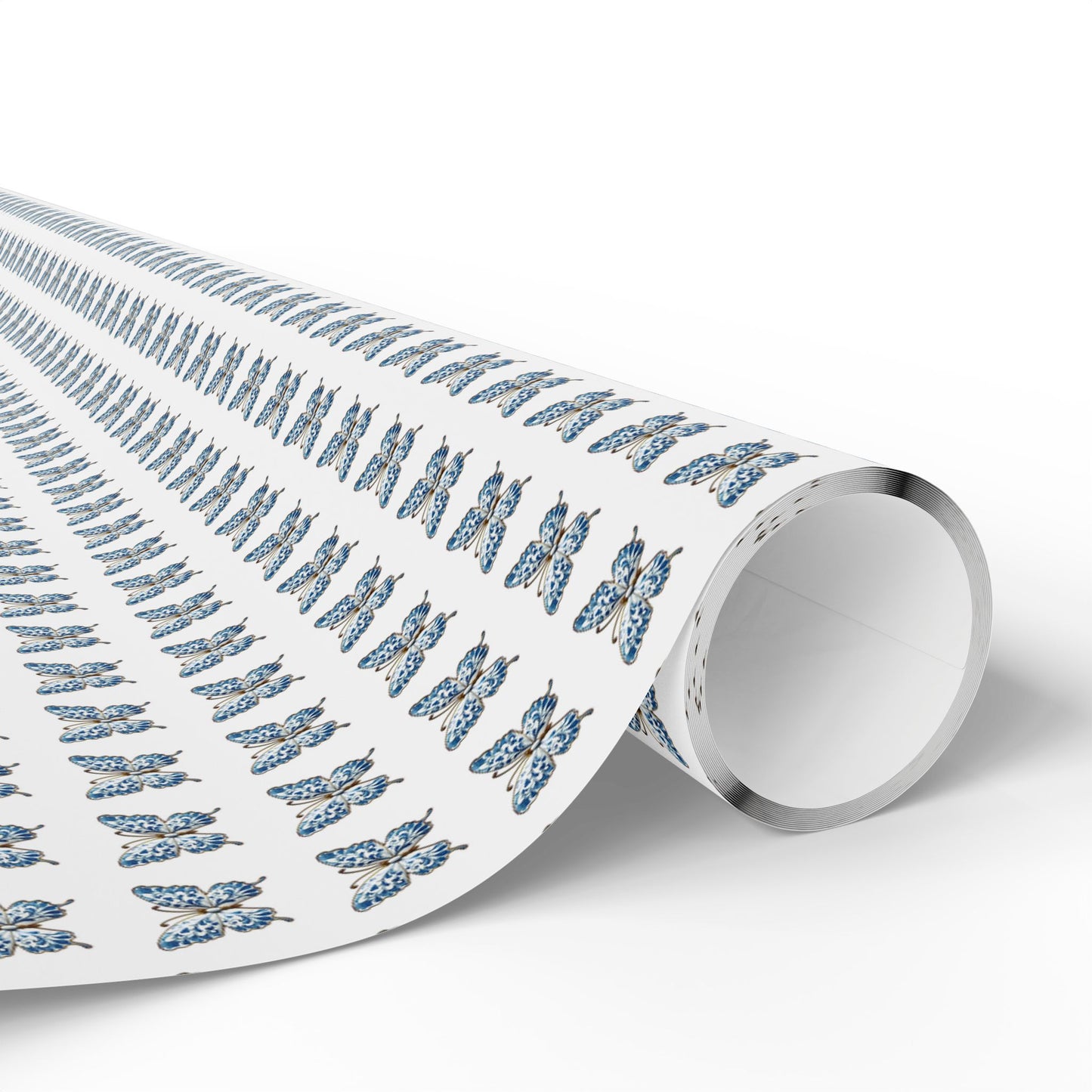 Easter Bunny Pattern Wrapping Paper Roll – Cute Blue Bunny Gift Wrap for Kids, Baby Showers & Spring Holidays