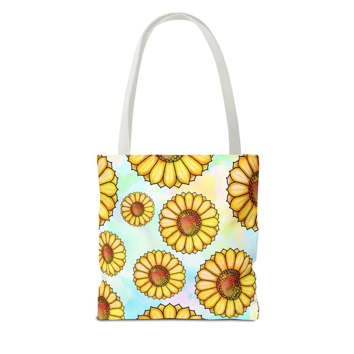 Sunny Floral Tote Bag, Eco-Friendly Shopping Bag, Beach Bag Summer Accessory