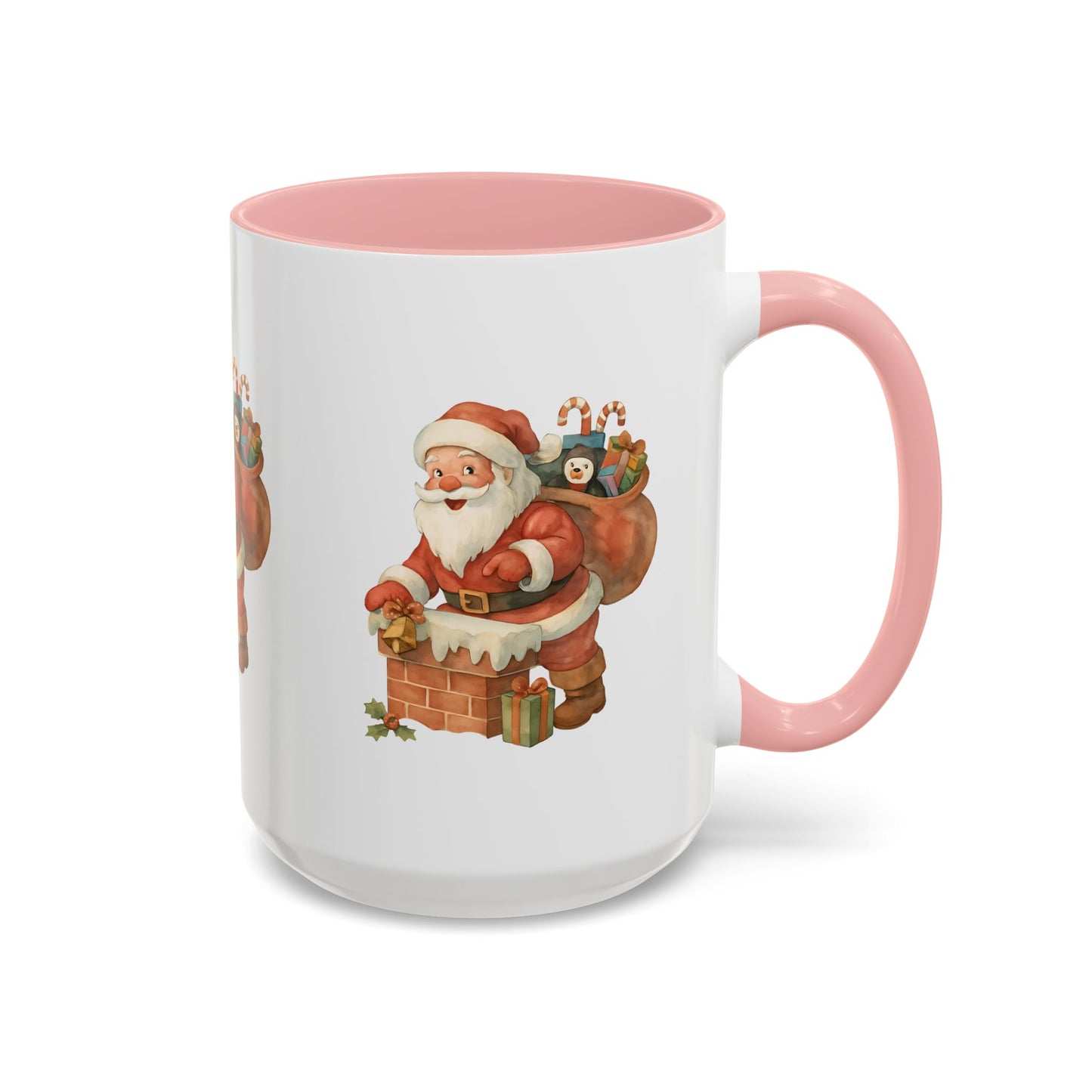 Festive Santa Coffee Mug, Holiday Gift, Christmas Decorations, Cozy Kitchen, Unique Mug, Santa-Themed Drinkware