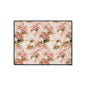 Floral Vintage Heavy-Duty Floor Mat — Pink Rose Garden Rug