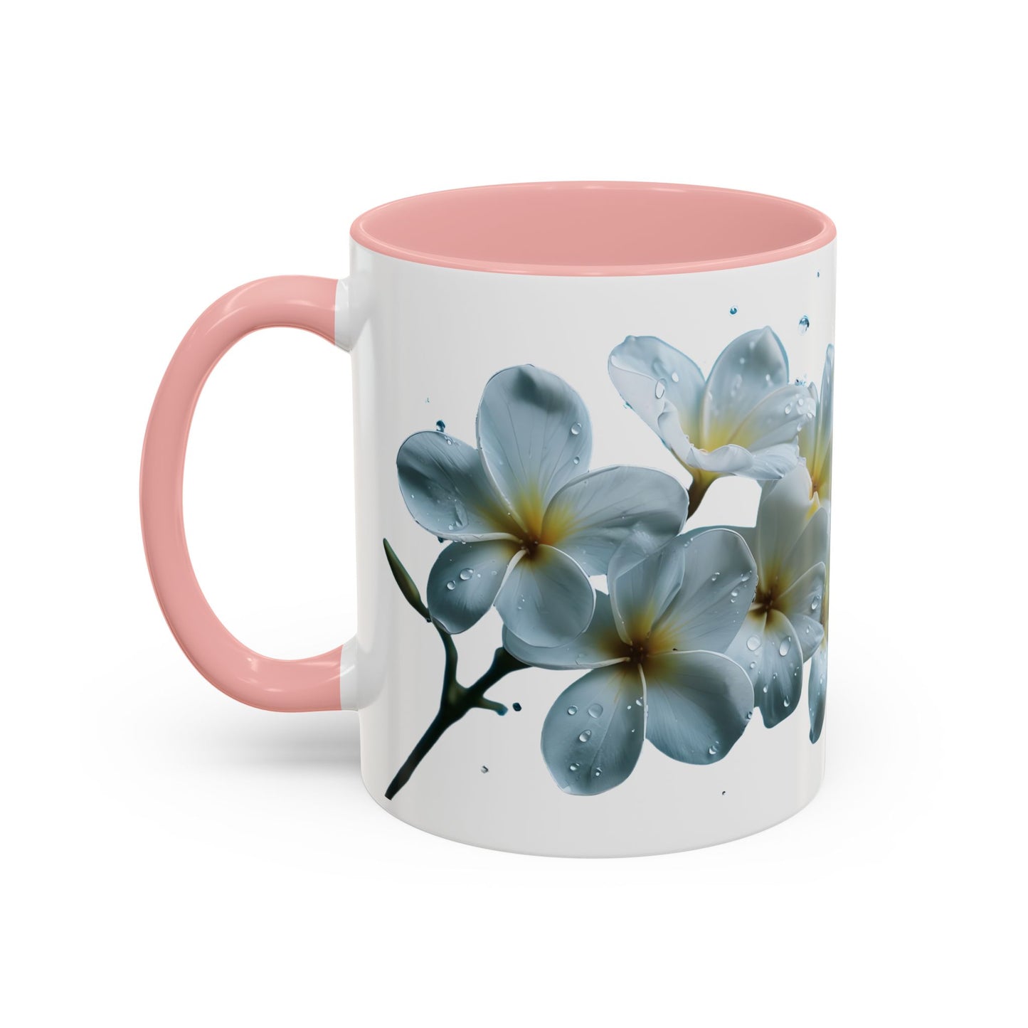 Floral Accent Coffee Mug