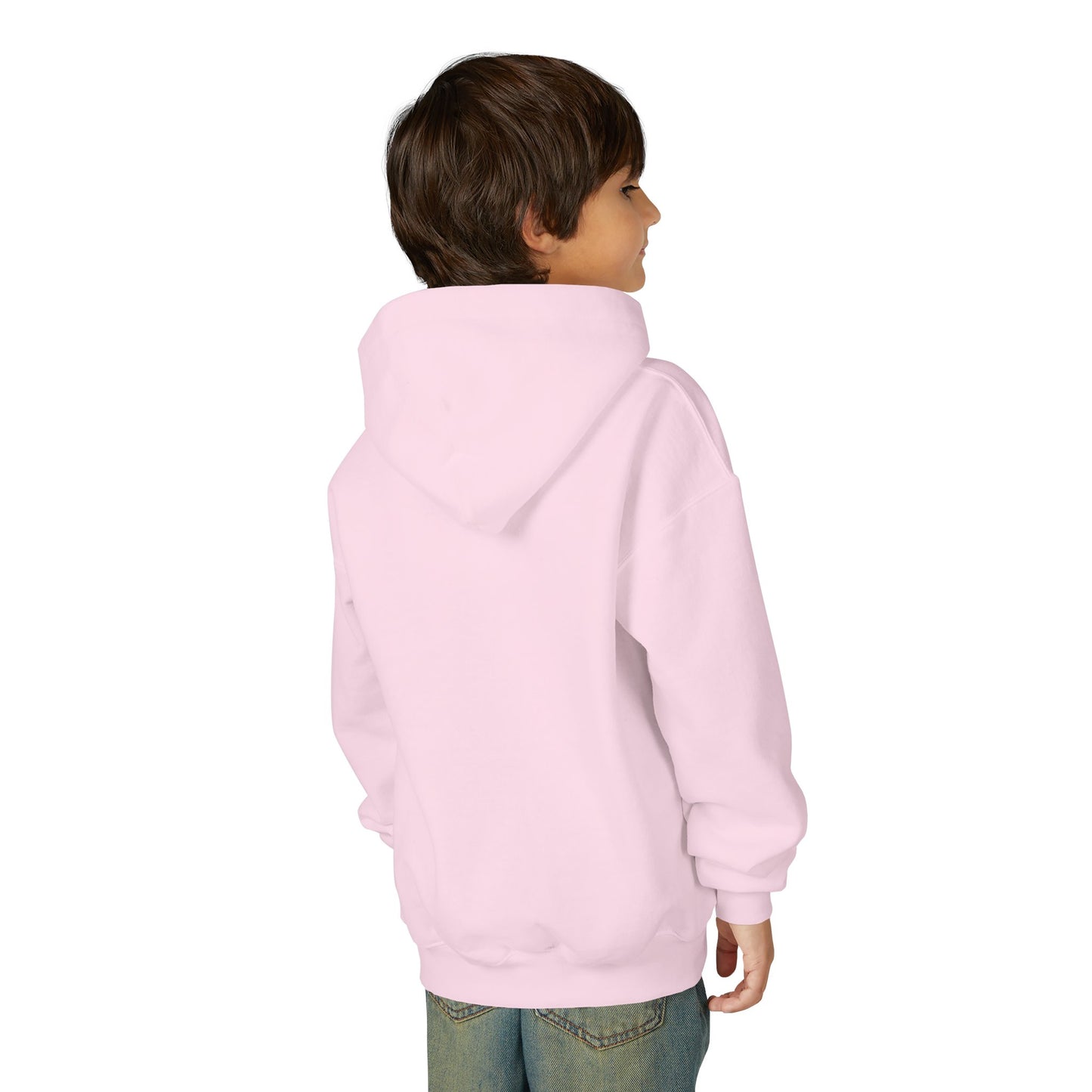 Youth Hoodie — Dotted Heart Graphic Pullover