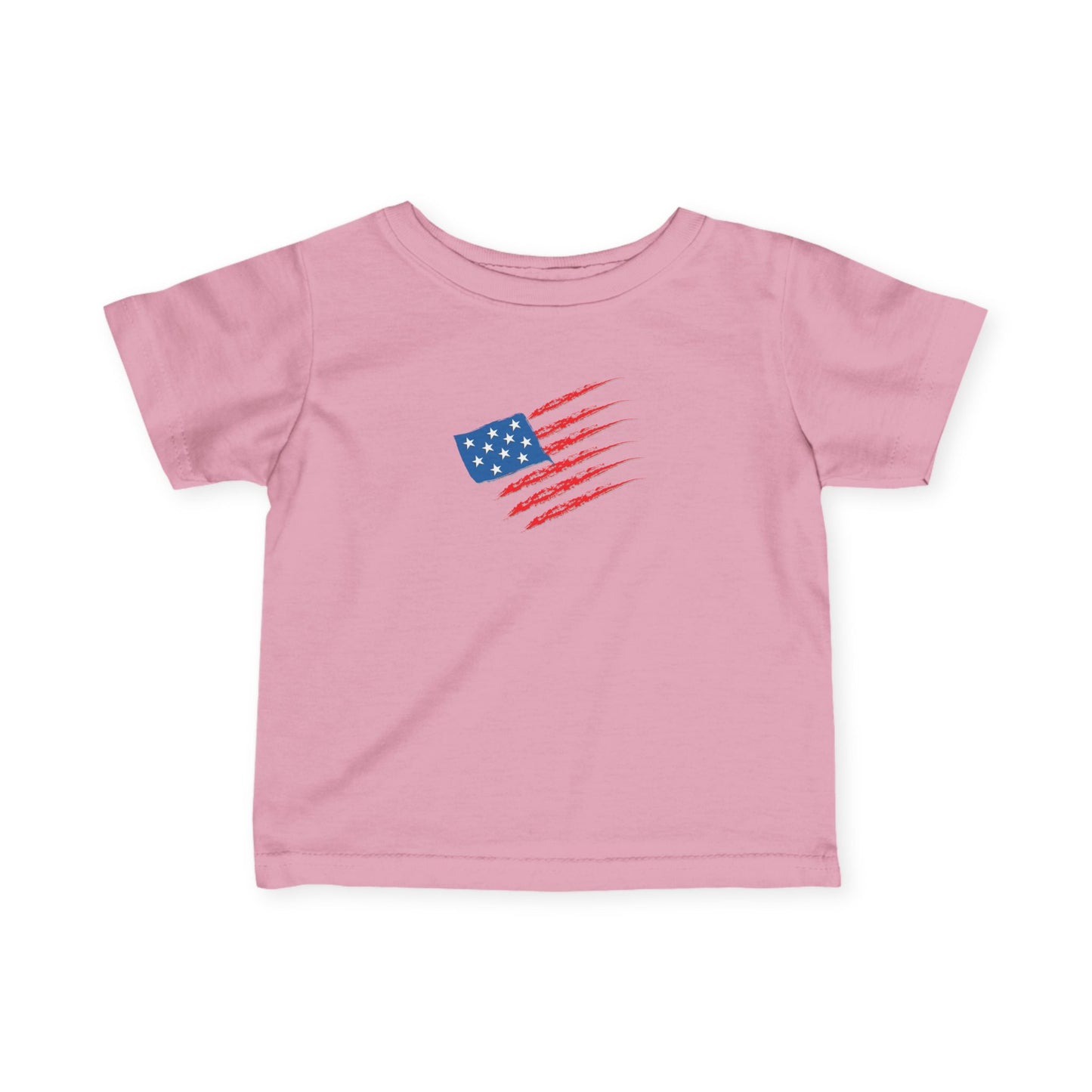 Patriotic Infant Tee - USA Flag Theme