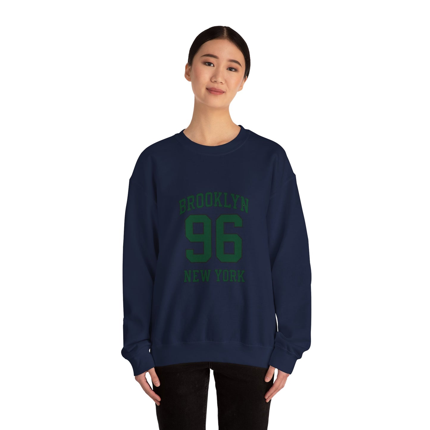 Crewneck Sweatshirt - Brooklyn 96 New York Vintage Athletic Pullover