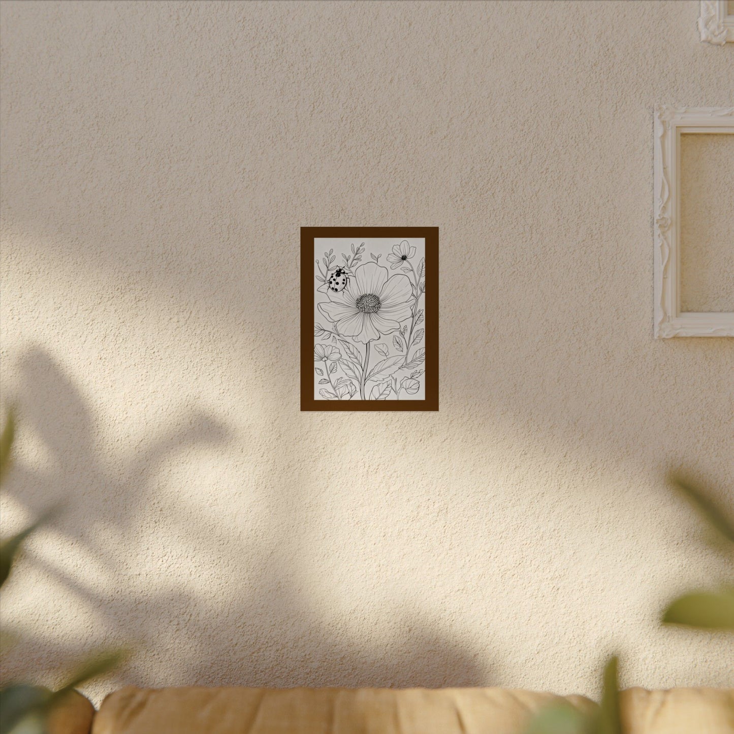 COLOR IT YOURSELF  Line Art Poster — Textured Matte Print