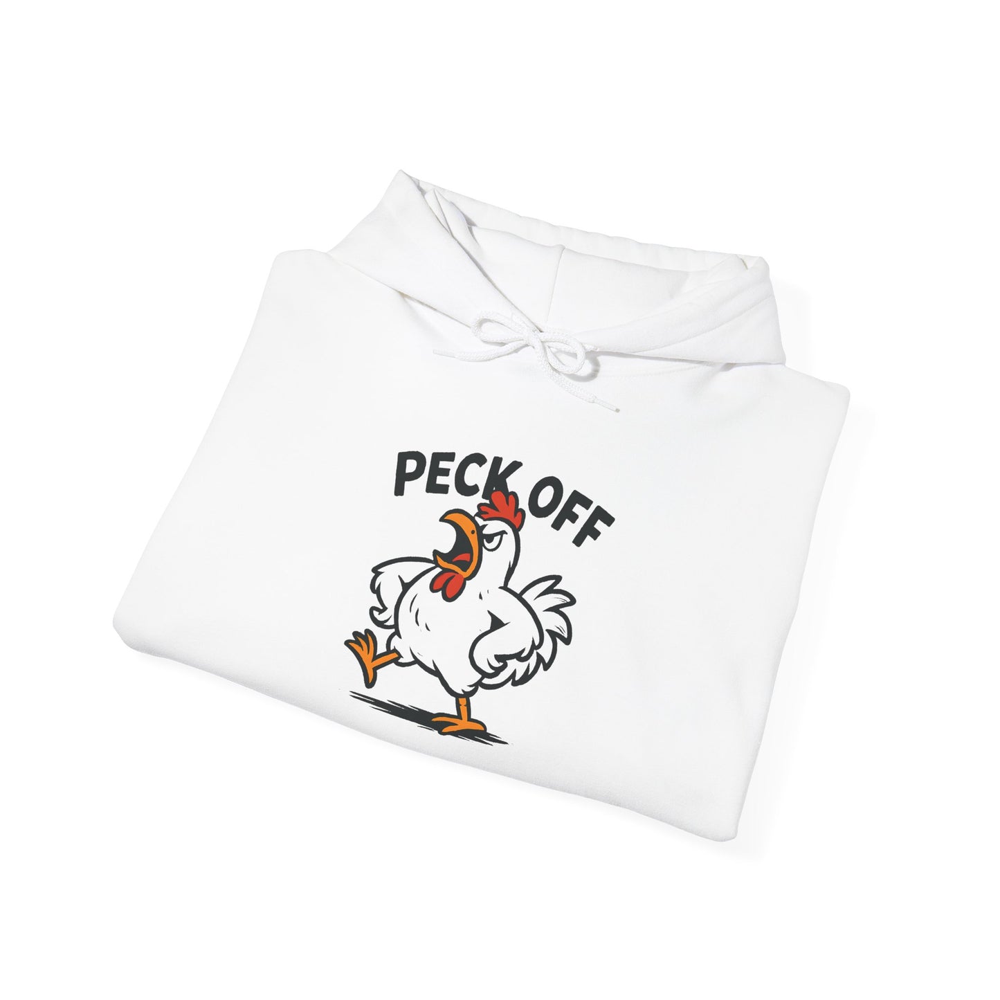 Peck Off Chicken Hoodie – Funny Graphic Poultry Sweatshirt