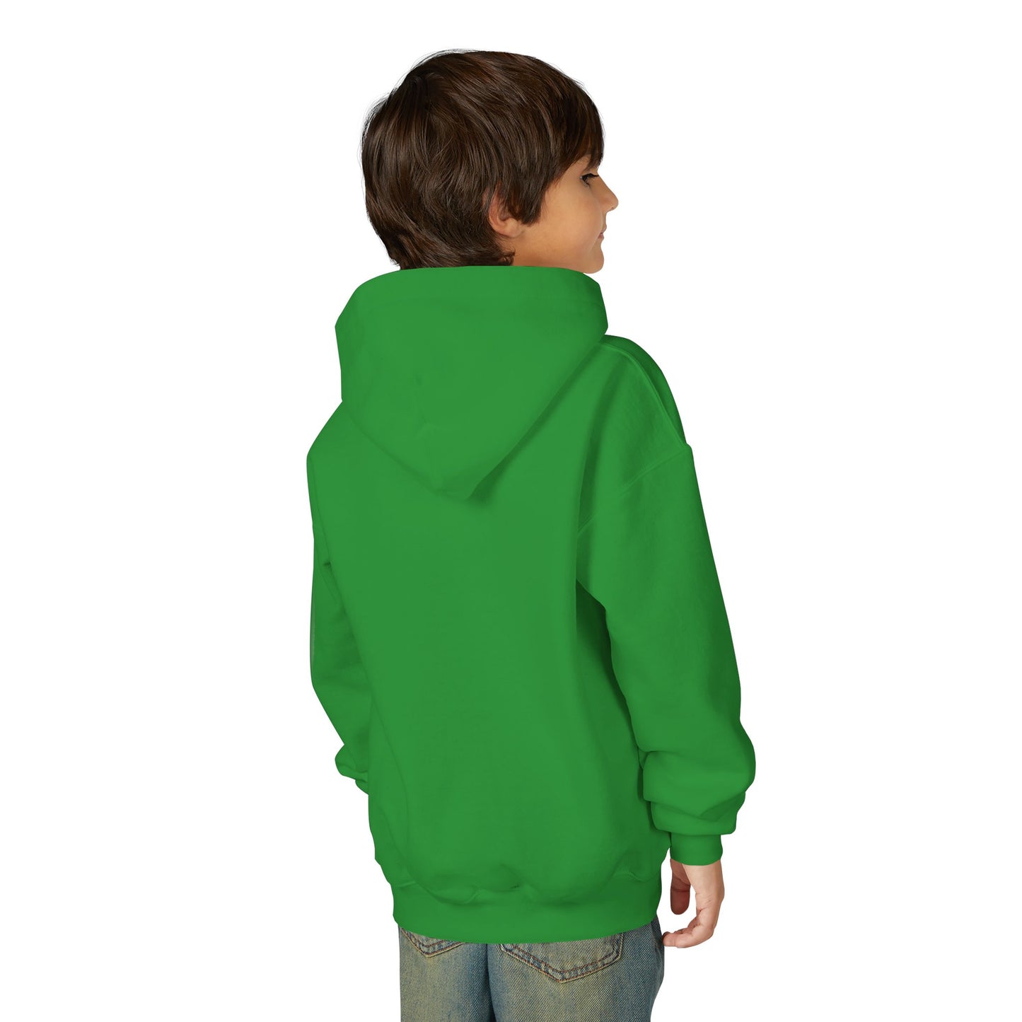 Colorful Music Treble Clef Youth Hoodie | Rainbow Note Circle