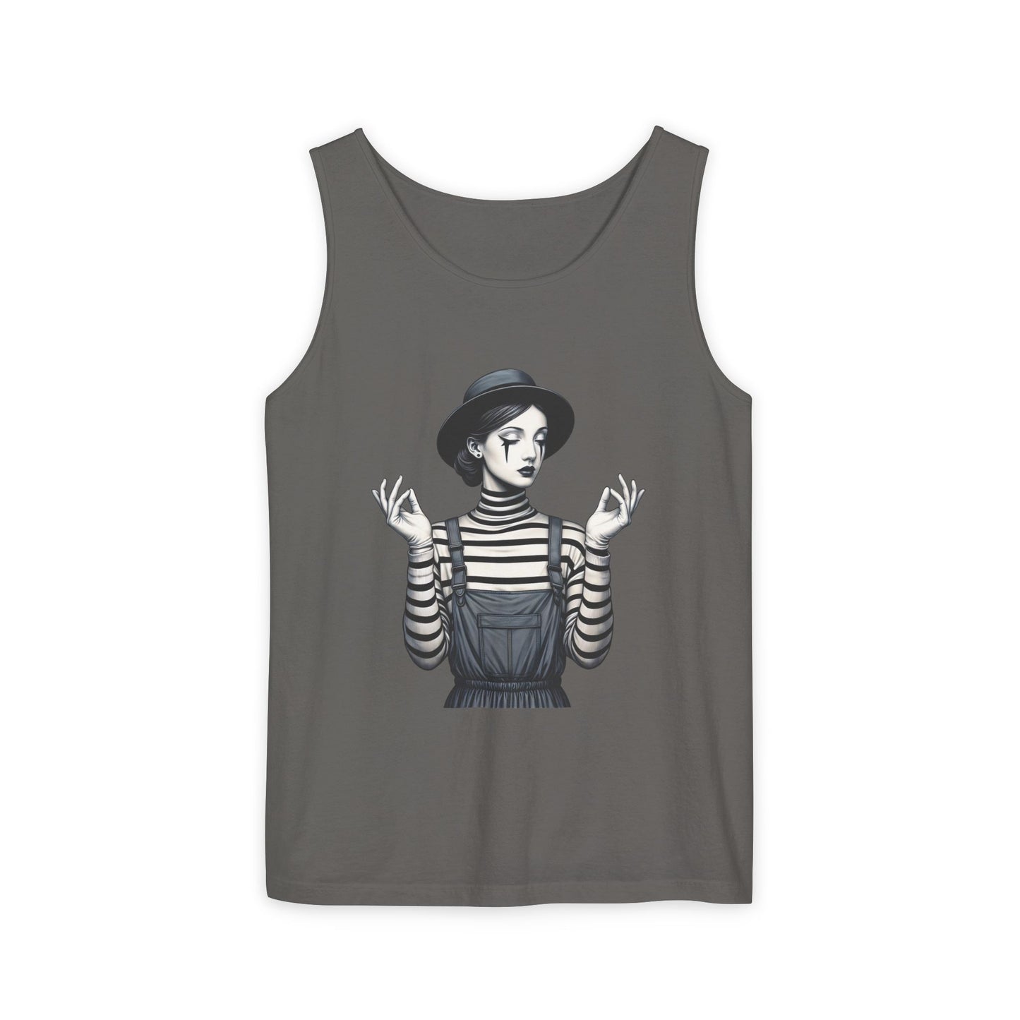 Bohemian Chic Tank Top with Artistic Print, Casual Summer Wear