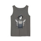Bohemian Chic Tank Top with Artistic Print, Casual Summer Wear