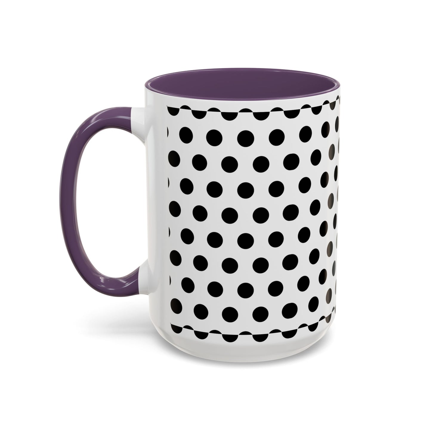 Elegant Polka Dot Mug - Stylish Coffee Cup for Home, Office, Gift for Birthdays, Anniversaries, Holidays, Unique Drinkware
