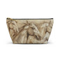 Horse Run Accessory Pouch — Equestrian Makeup & Travel T-Bottom Bag