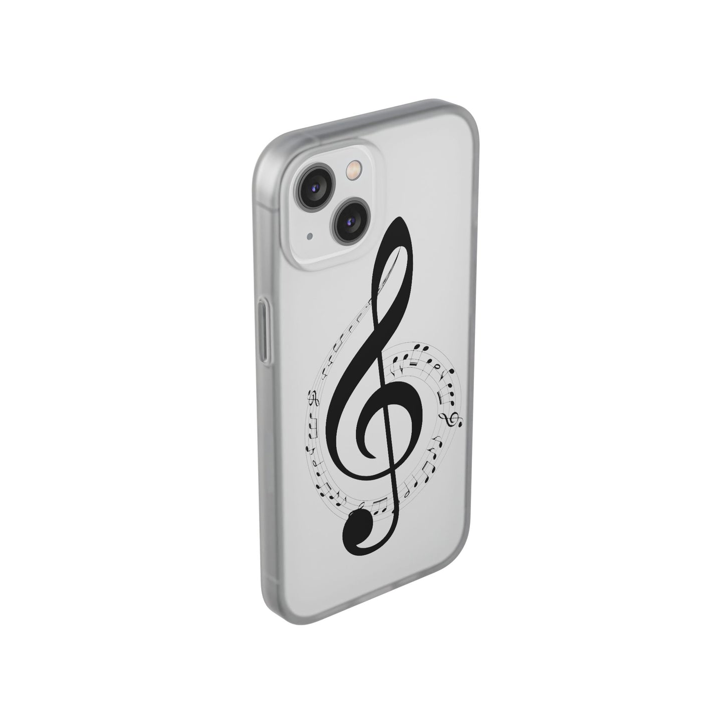 Phone Case — Musical Treble Clef Design