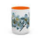Floral Accent Coffee Mug