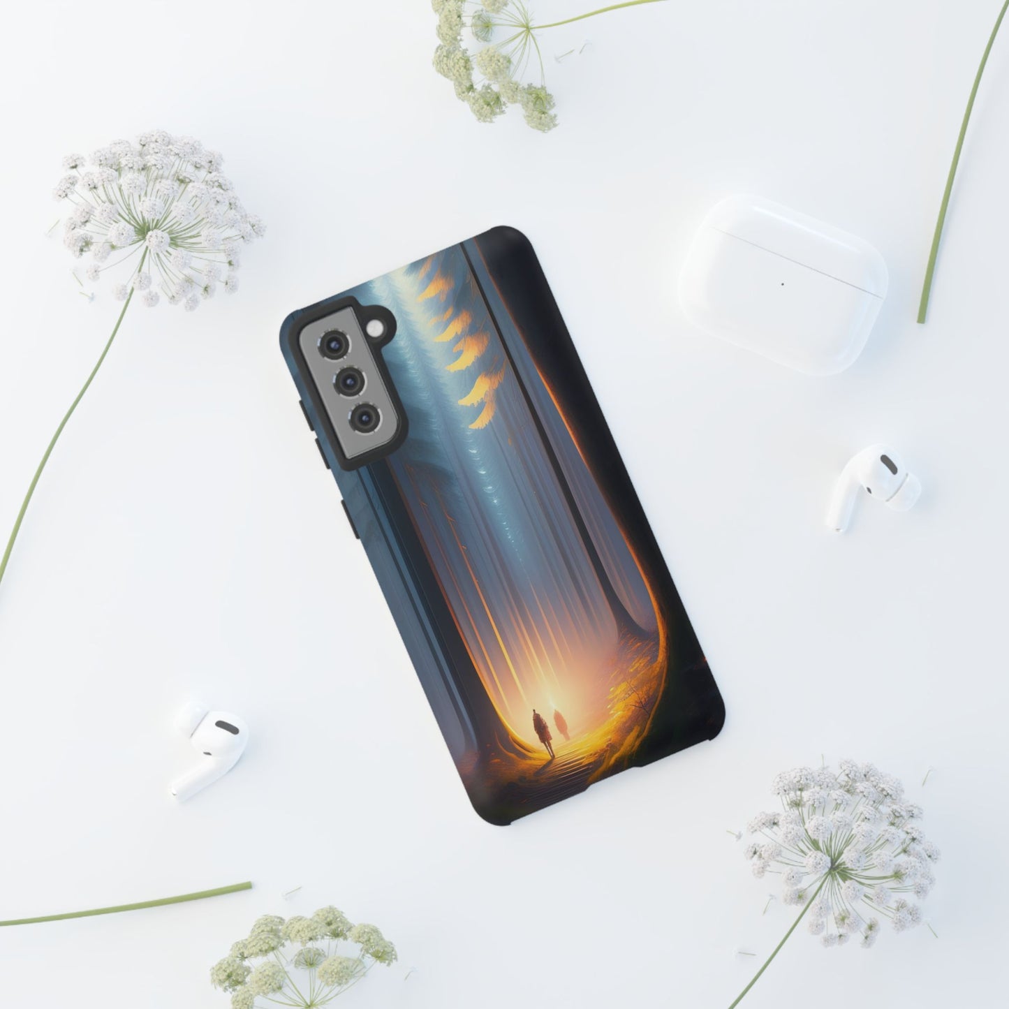 Phone Case — Mystical Forest Nightscape Protective Tough Case