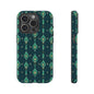Emerald Boho Teardrop Phone Case