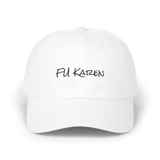 Stylish Dad Cap: FU KAREN Hat for Casual Outings, Funny Gift for Fathers, Trendy Accessory for Dad, Great for Everyday Wear, Summer Style