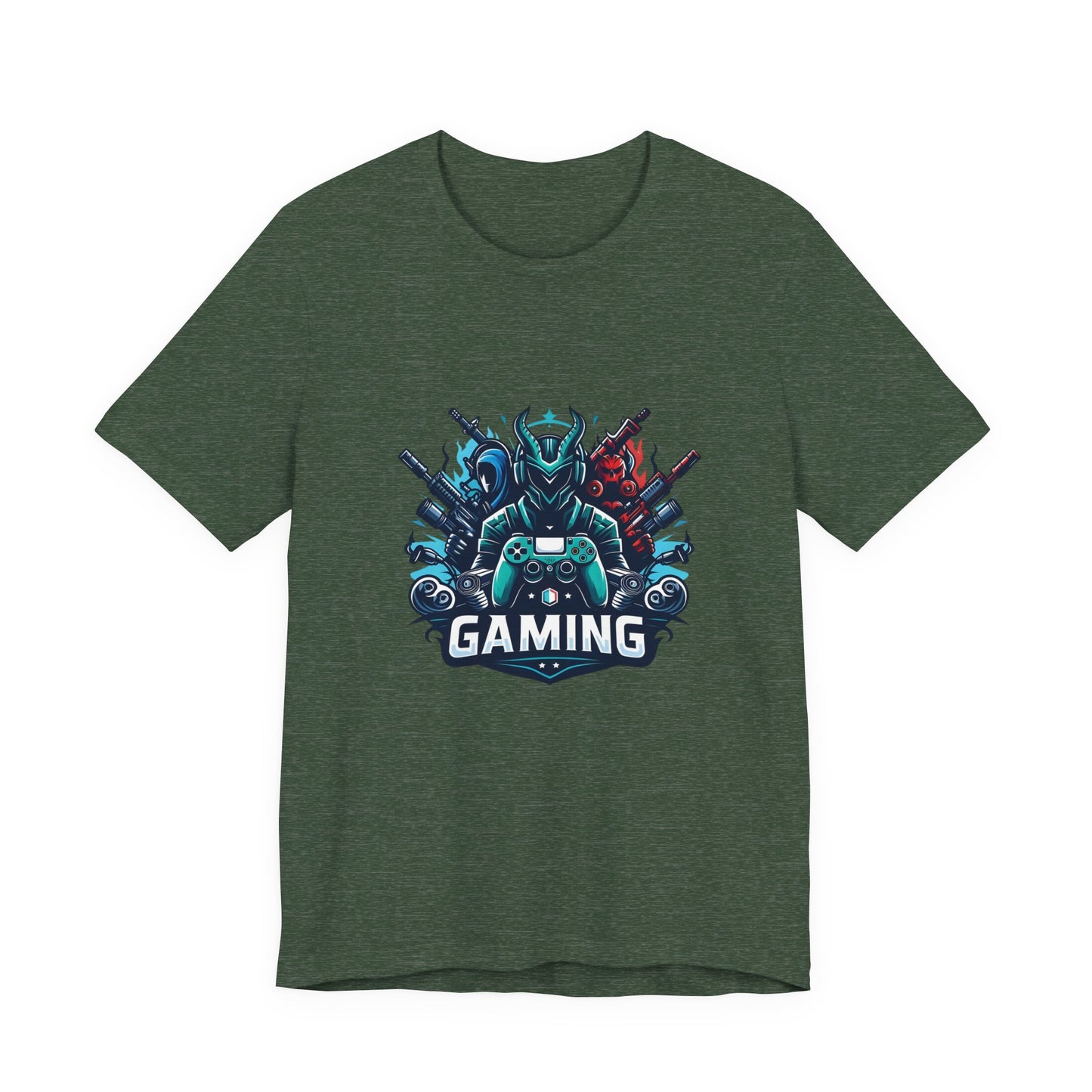 Gaming Controller Emblem Tee — Esports Gamer Graphic T-Shirt
