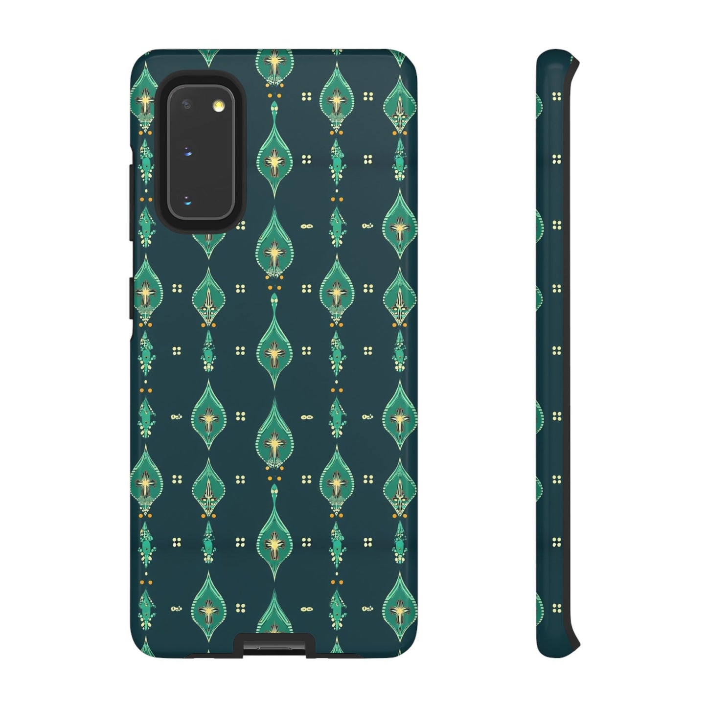 Emerald Boho Teardrop Phone Case
